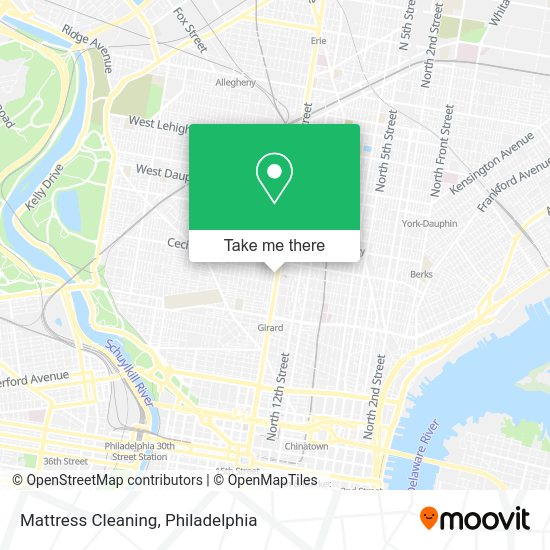 Mattress Cleaning map