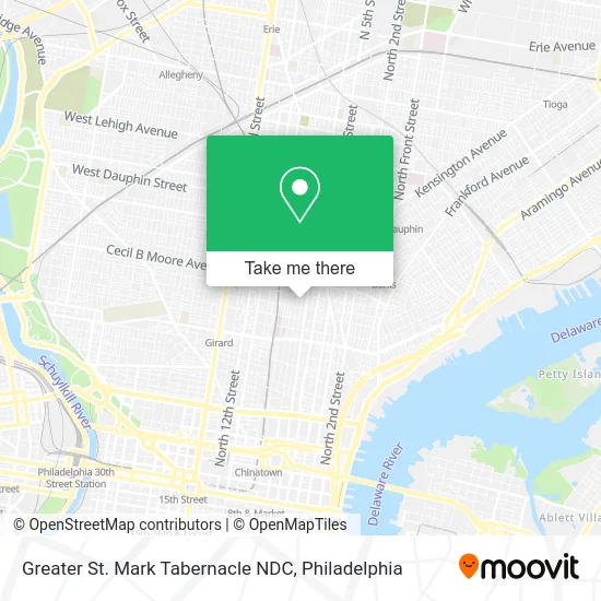 Greater St. Mark Tabernacle NDC map