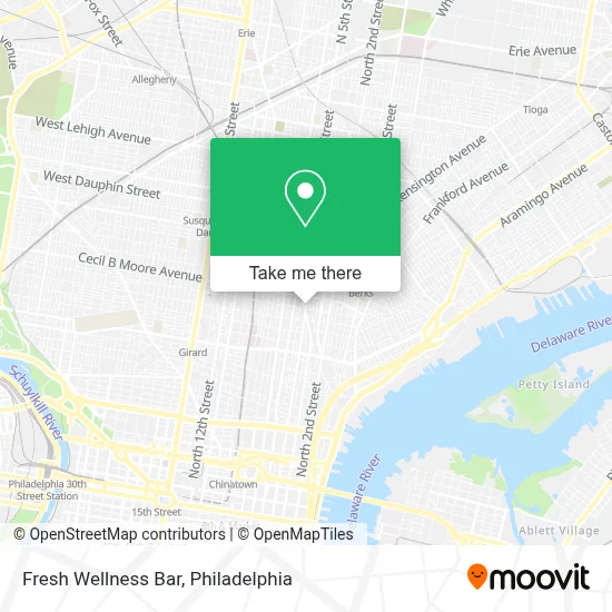 Fresh Wellness Bar map
