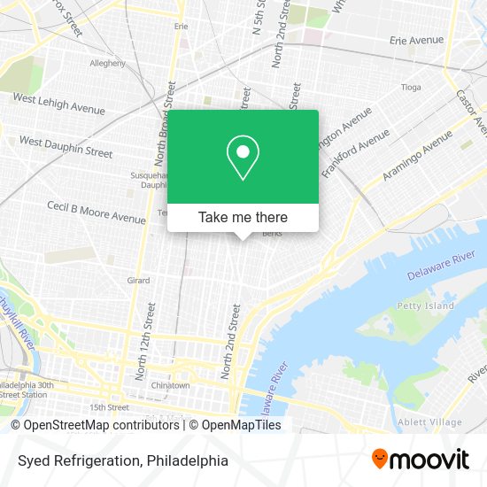 Mapa de Syed Refrigeration