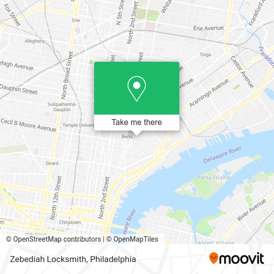Mapa de Zebediah Locksmith