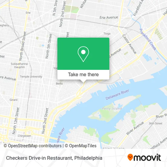 Checkers Drive-in Restaurant map