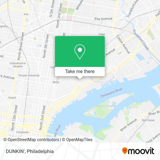 Mapa de DUNKIN'