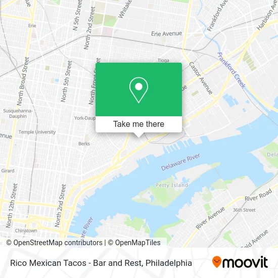 Rico Mexican Tacos - Bar and Rest map