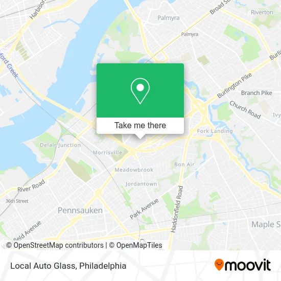 Local Auto Glass map