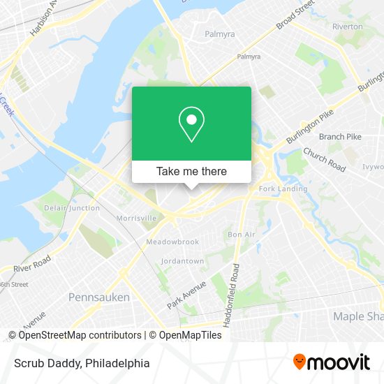 Mapa de Scrub Daddy