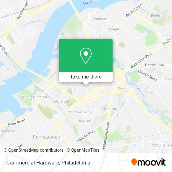 Commercial Hardware map