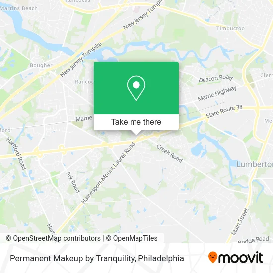 Permanent Makeup by Tranquility map