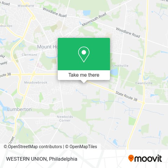 Mapa de WESTERN UNION