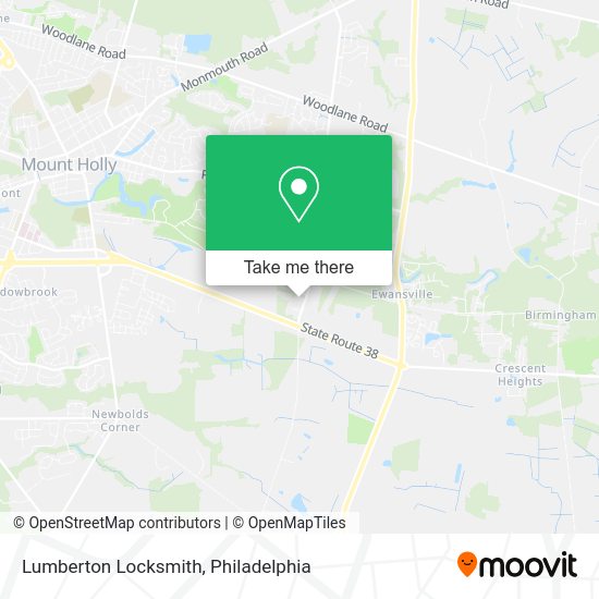 Mapa de Lumberton Locksmith