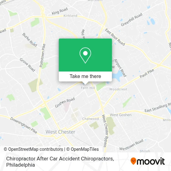 Chiropractor After Car Accident Chiropractors map