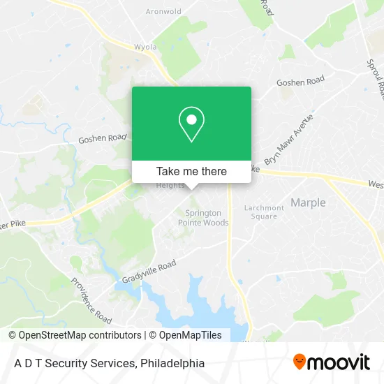 A D T Security Services map