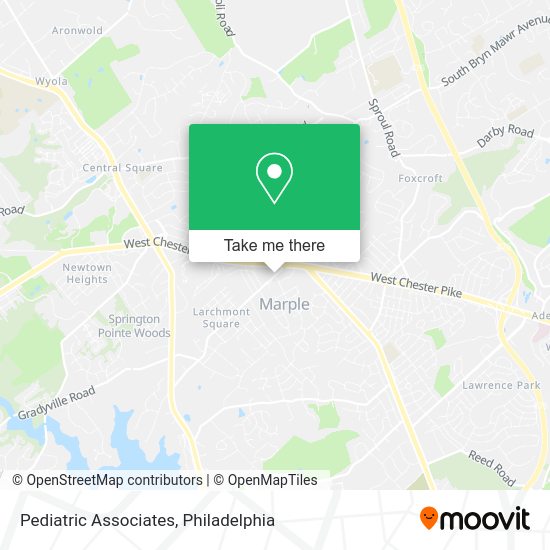 Pediatric Associates map