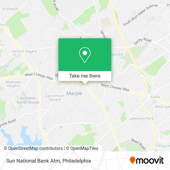 Sun National Bank Atm map