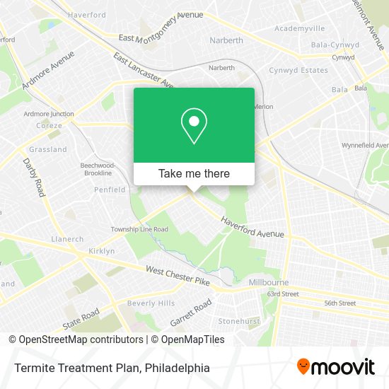 Mapa de Termite Treatment Plan