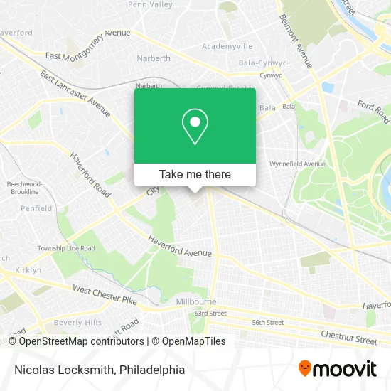 Nicolas Locksmith map