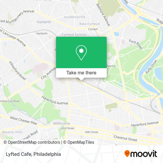 Mapa de Lyfted Cafe