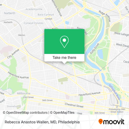 Mapa de Rebecca Anastos-Wallen, MD