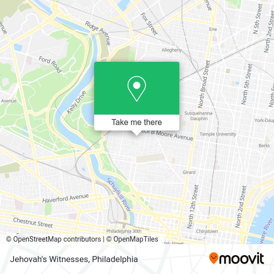 Jehovah's Witnesses map