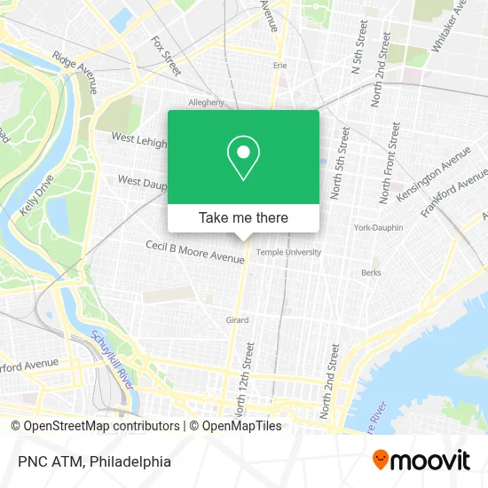 PNC ATM map