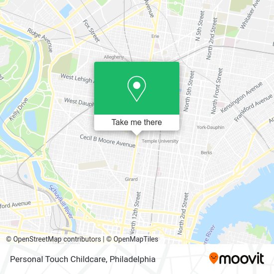 Mapa de Personal Touch Childcare