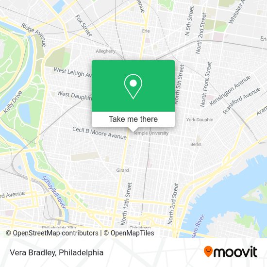 Mapa de Vera Bradley