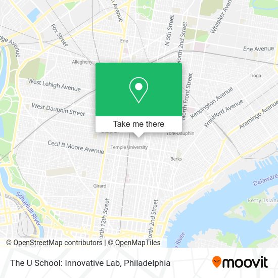 Mapa de The U School: Innovative Lab