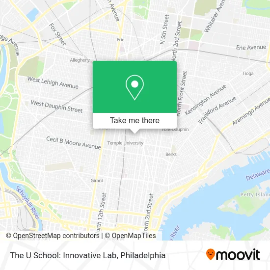 The U School: Innovative Lab map