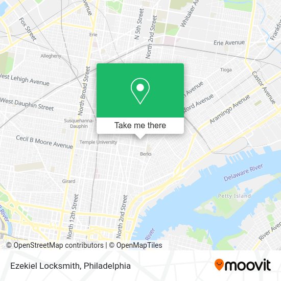 Mapa de Ezekiel Locksmith