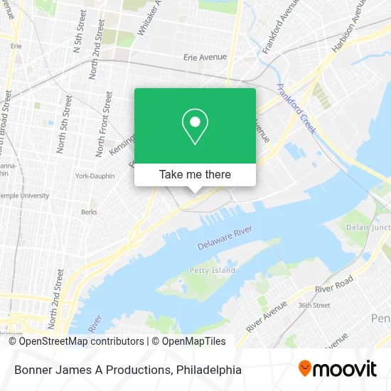 Bonner James A Productions map