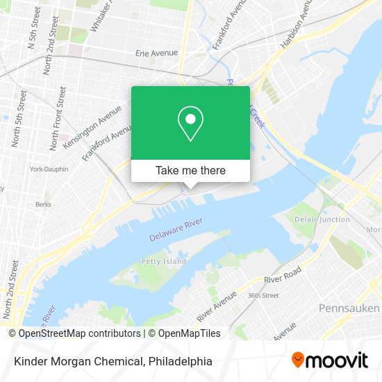 Kinder Morgan Chemical map