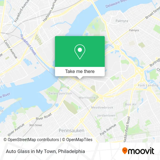 Auto Glass in My Town map