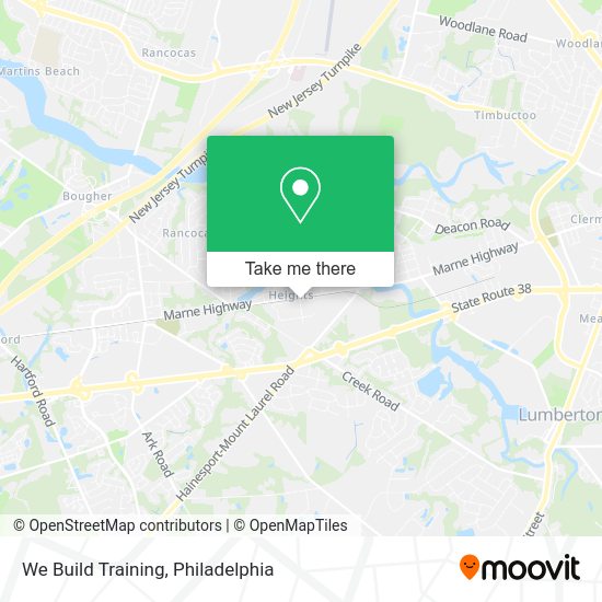 We Build Training map