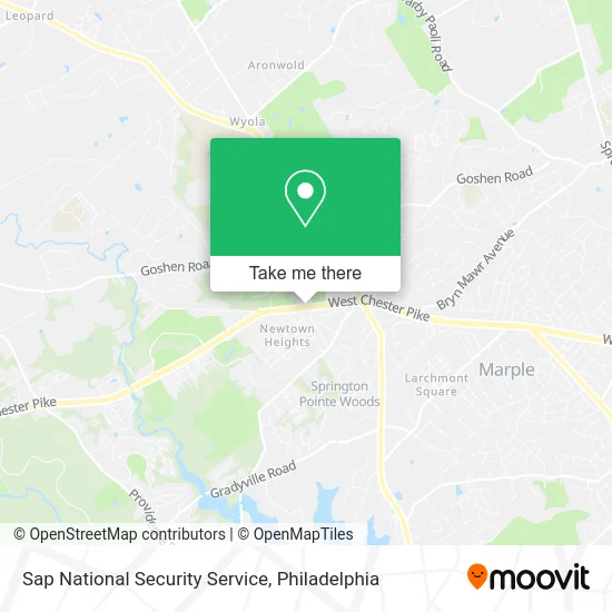 Sap National Security Service map
