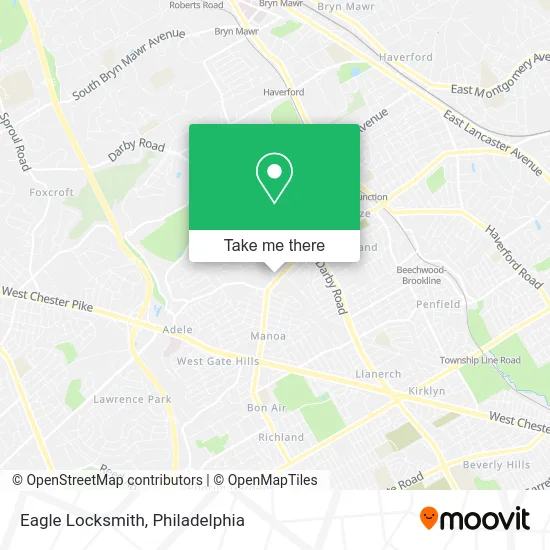 Eagle Locksmith map