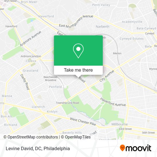 Levine David, DC map