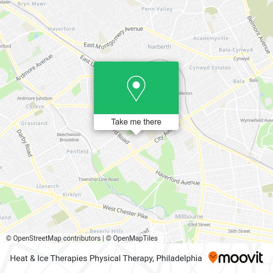 Heat & Ice Therapies Physical Therapy map