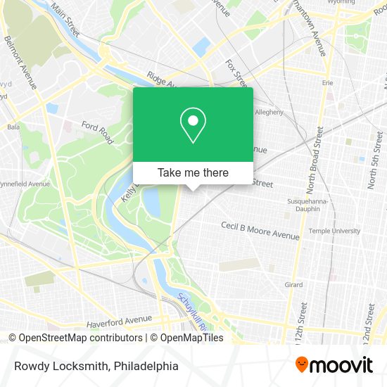 Mapa de Rowdy Locksmith