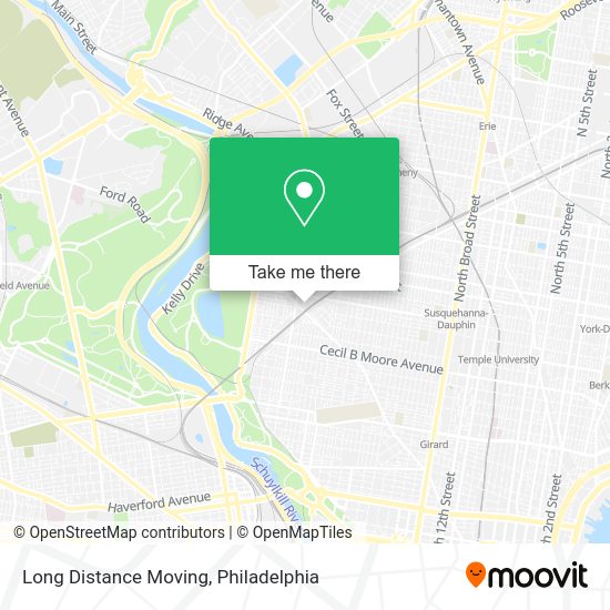 Long Distance Moving map