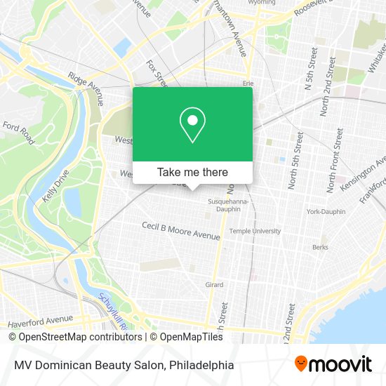 MV Dominican Beauty Salon map