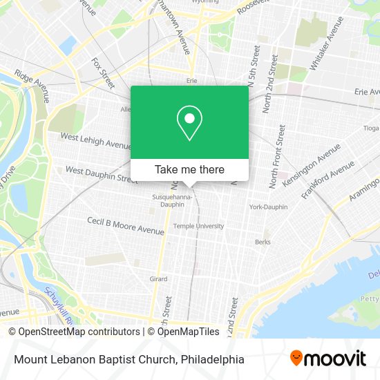Mapa de Mount Lebanon Baptist Church