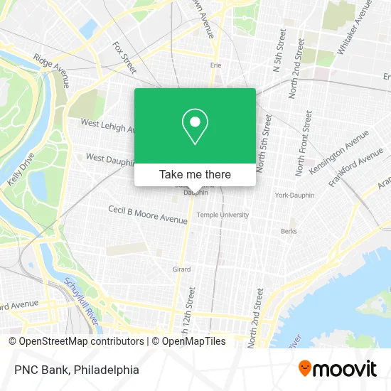 PNC Bank map