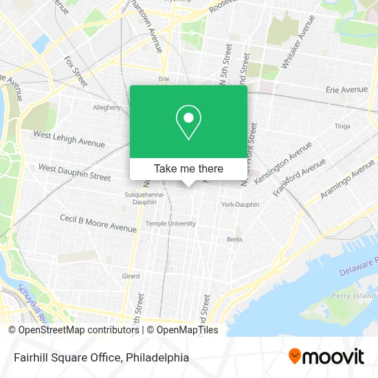 Fairhill Square Office map
