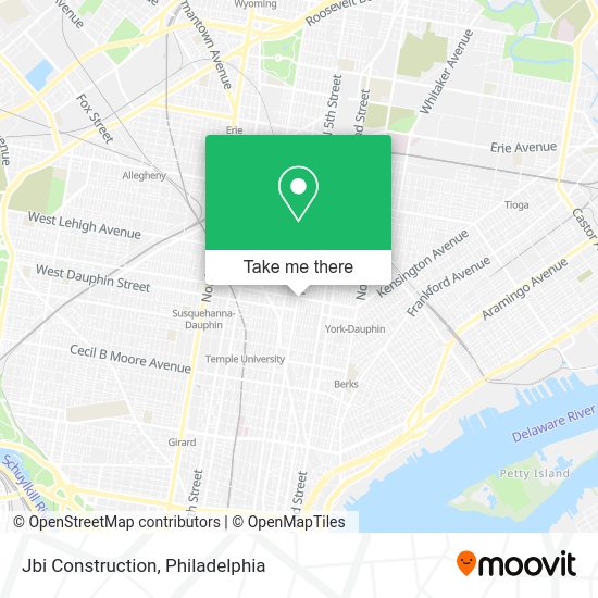Jbi Construction map