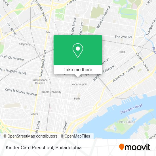Mapa de Kinder Care Preschool