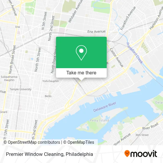 Premier Window Cleaning map