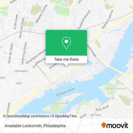 Available Locksmith map