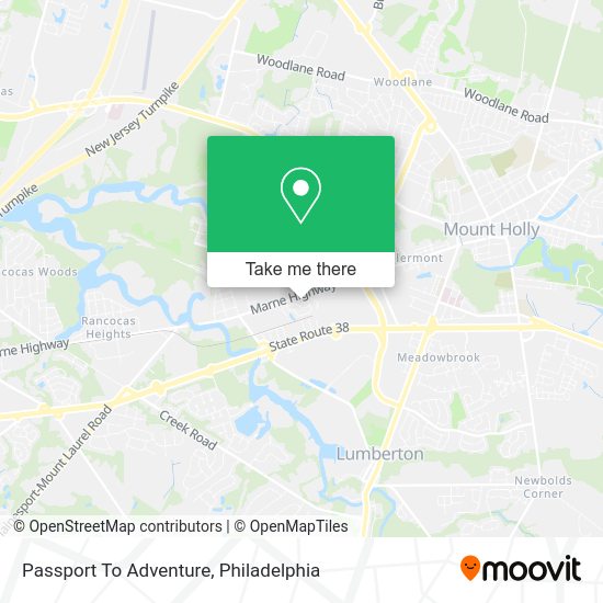 Passport To Adventure map