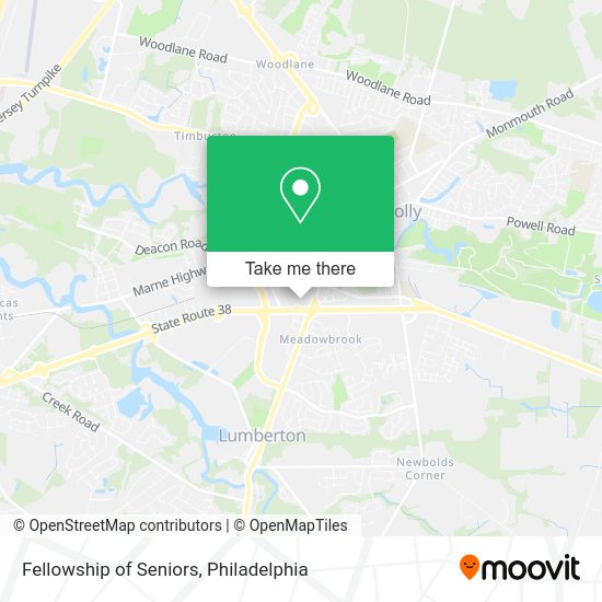 Fellowship of Seniors map