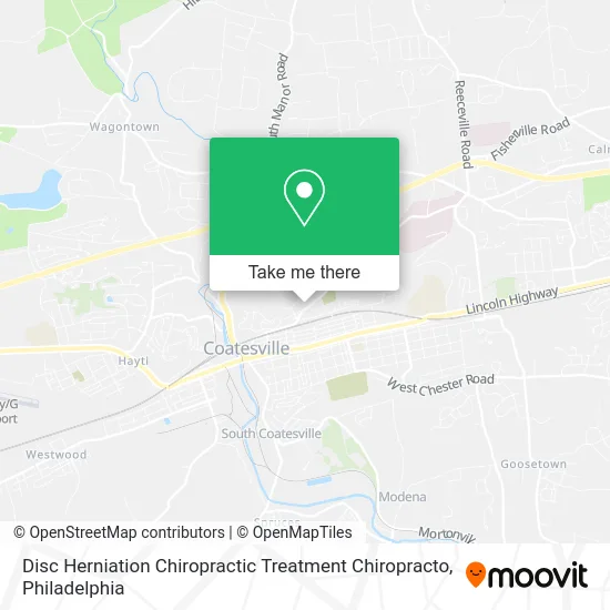 Disc Herniation Chiropractic Treatment Chiropracto map